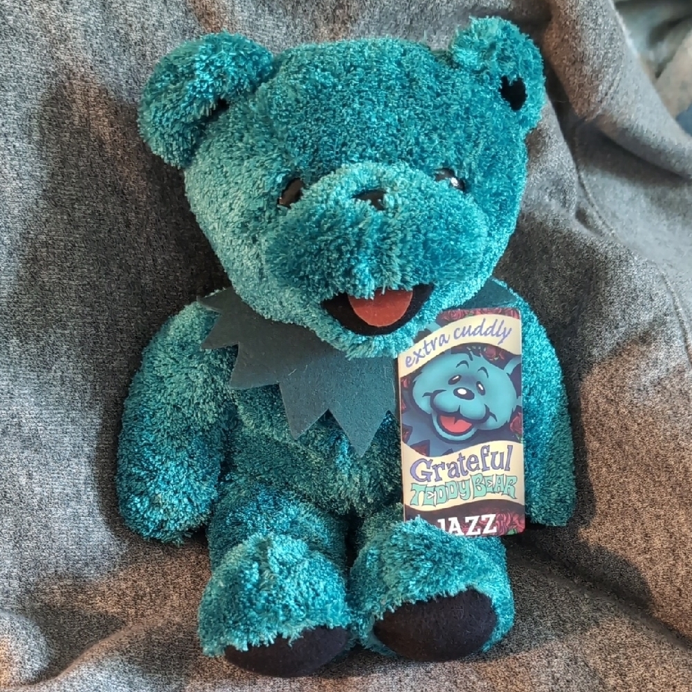 Teal Grateful Teddy Bear Plush